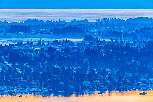 Saanich Peninsula on Vancouver Island, British Columbia