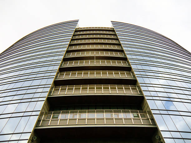 Piazza Gae Aulenti in Milan, Iyaly,  is a modern elevated square in the Porta Nuova district, designed by César Pelli, known for its skyscrapers (such as the UniCredit Tower), a \
