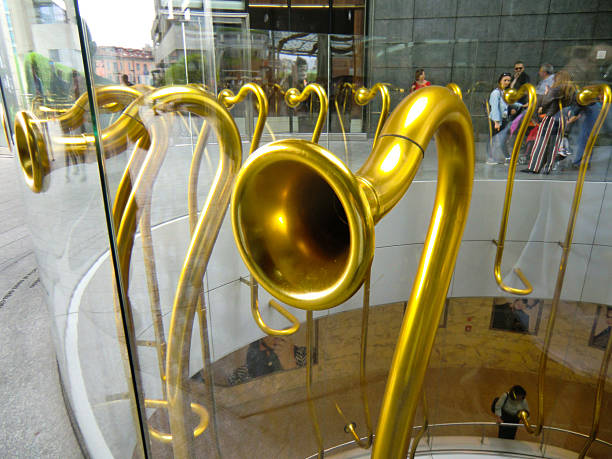 Piazza Gae Aulenti in Milan, Iyaly,  is a modern elevated square in the Porta Nuova district, designed by César Pelli, known for its skyscrapers (such as the UniCredit Tower), a \