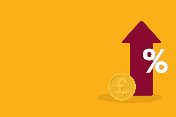 istock Increased income or revenue, capital gain, increased sales turnover - British pound 2256707267