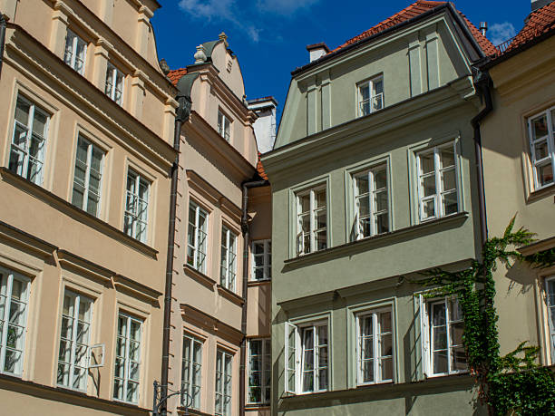 Old town of Warsaw Poland UNESCO world heritage Traditional architecture of Central Europe