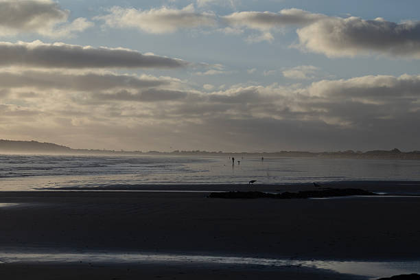 An early morning image taken at Portmarnock beach as the sun begins to break through