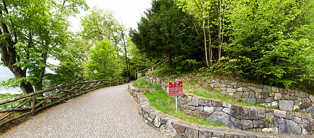 Ruetli, Switzerland - April 28, 2018: information table of the famous historical site
