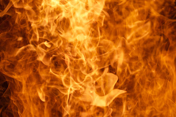 Burning abstract background. Dramatic fire texture. Blazing flames. Hot inferno background. Flames abstract. Intense flames texture. Burning fire pattern. Fire background
