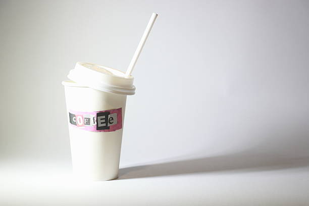 Coffee and drinks to go. Food and drinks. Recycled cardboard cups. Drinks poster. Drinks advertisement. Prices.