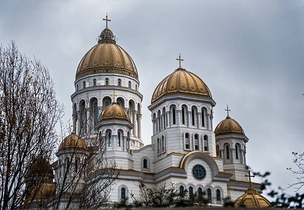 Bucharest, Romania - December 01 2025: National Cathedral of Romania , largest orthodox church on the world.