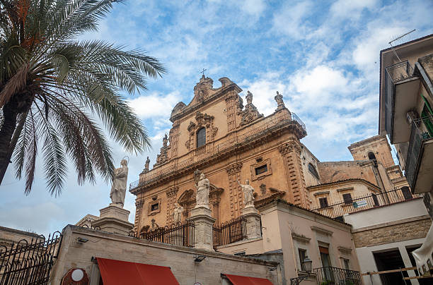 Lovely old and very large cathedral in Modica, Sicily