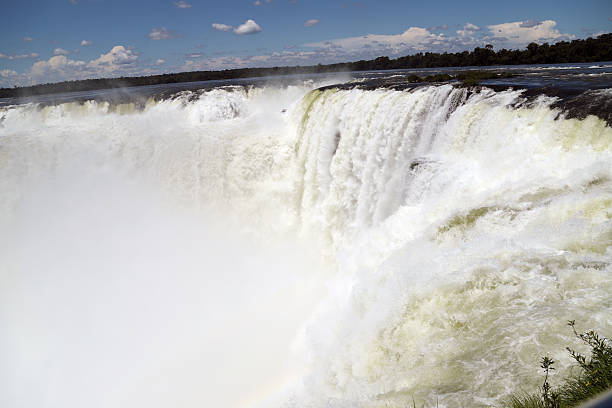A section of the Iguazu Falls, in Iguazú National Park. Argentina.