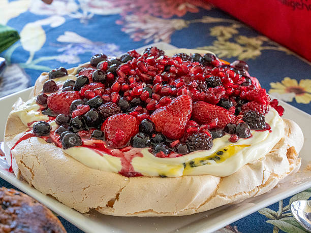 Pavlova, the classic Australian Christmas dessert