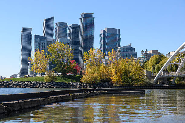 Couple with Toronto skyline