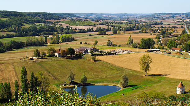 Village de Tournon d'agenais, et paysages du Lot-et-Garonne