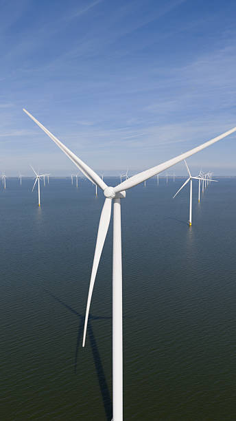 istock Offshore wind farm generating clean wind energy 2256857877