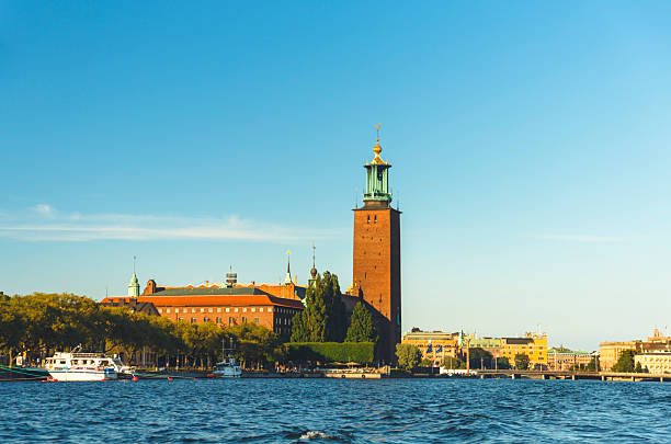 The famous Stockholm City Hall was built in 1923. Every year, the Nobel Prize banquet is held in this building.