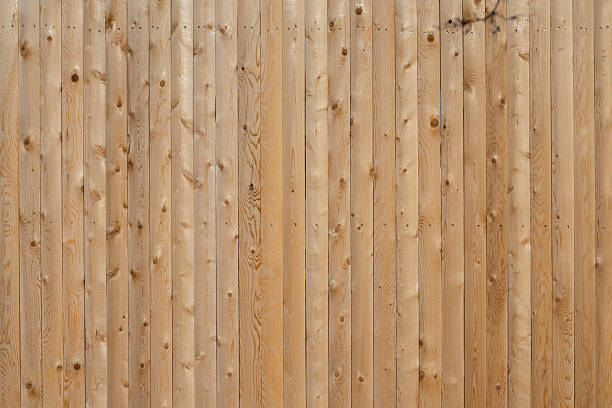 facade view of new wood wall background