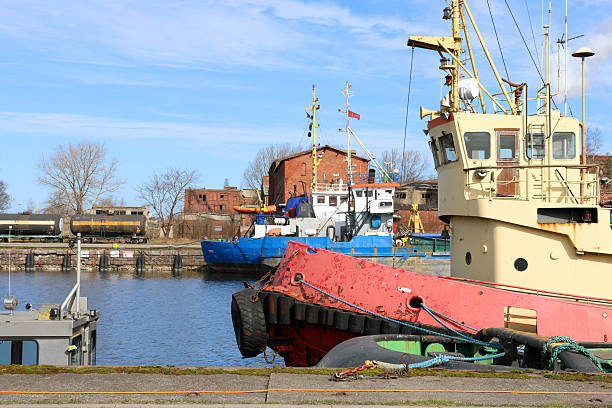 Fishing boats in the harbor