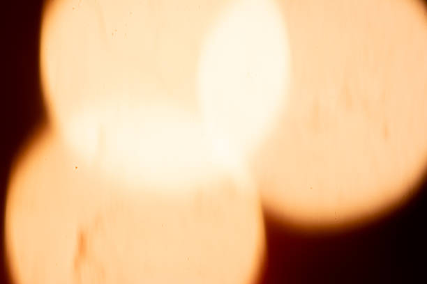 Warm candle flame