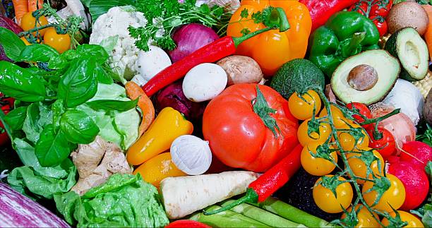 Vibrant Kitchen Prep Tomatoes, Avocado, Mozzarella Arranged For ChefS PlantBased Salad Crisp Lettuce