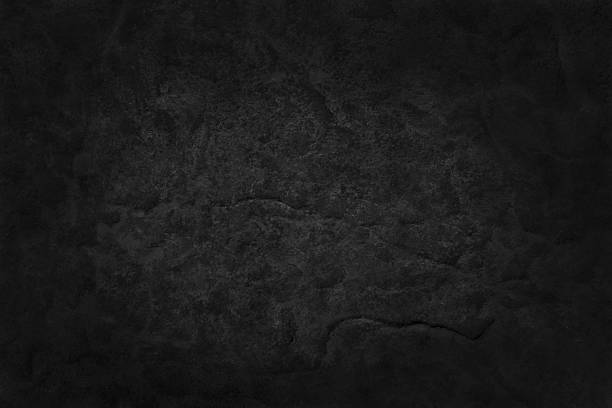 istock Dark gray black slate stone wall texture background in natural pattern for decorative interior and exterior. 2256976342
