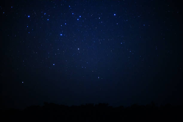 Milky way galaxy with stars and space dust in the universe