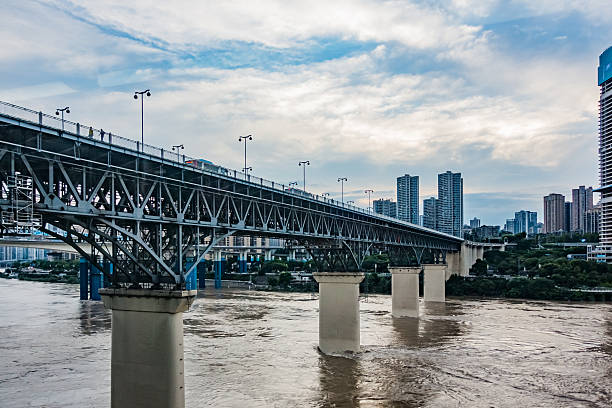 Chongqing,China, Asia.Chungking,Yangtze River,Changjiang River.