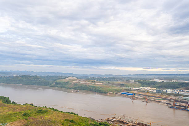 Yangtze River,Changjiang River,Yangtze River Basin,China,Asia.