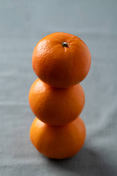 Orange peel is in the waste bin at the market fruit of Thailand