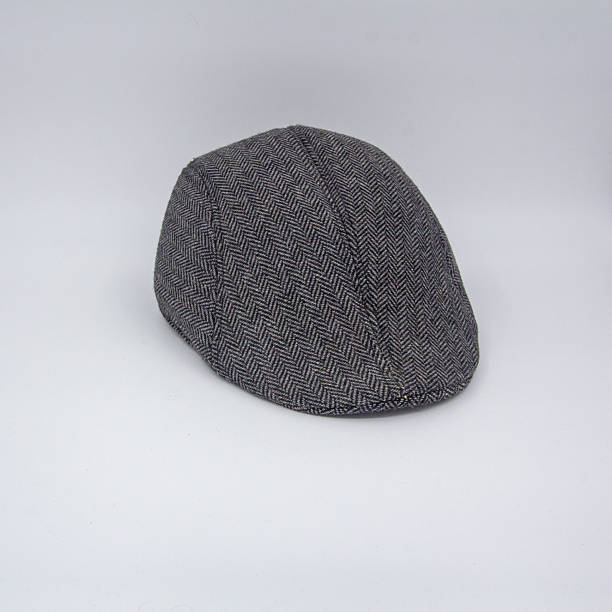 istock Grey winter cap from poiyester and acryl 2257038726