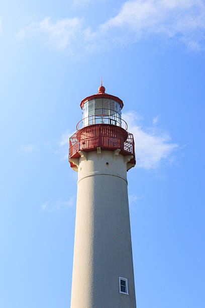 A photo of the top of the Cape May Lighthouse in New Jersey
