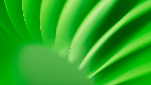 Abstract green background with smooth layered shapes and soft gradient transitions. Modern minimal design with flowing curved forms, depth, and light effects. Suitable for presentations, websites, branding, technology, eco, nature, wellness, and creative design projects.