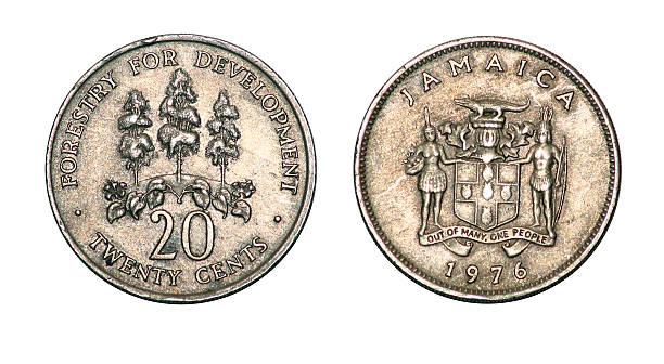 Coin 20 cents. 1976. Jamaica