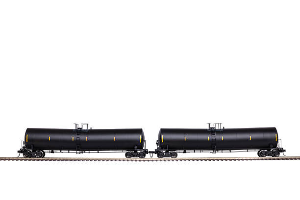Isolated Vintage Steam Train Locomotive with Gold Accents