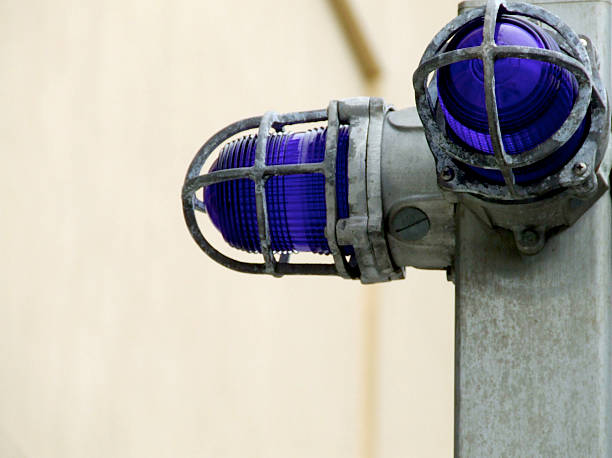 A humble but important detail: safety lights at the water's edge. Lower Manhattan, New York 2009