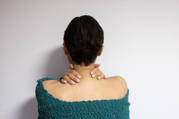 Business woman with Shoulder ache