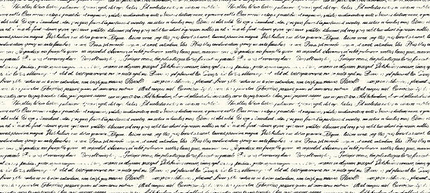 Seamless pattern Unreadable poetry text banner. Handwritten abstract text. Cursive english text written by a pen. Linear cursive lettering.  Horizontal banner with latin or english illegible words.