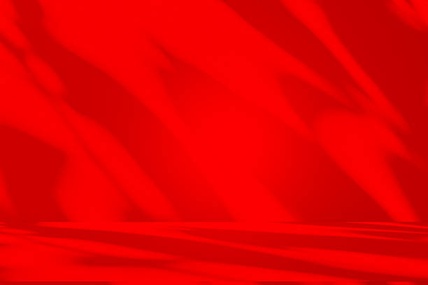 Red texture textile fabric background, football illustration