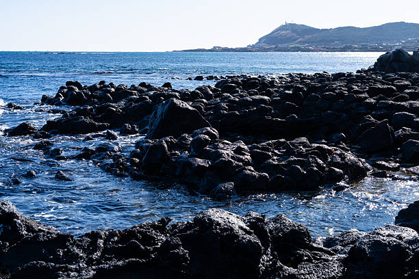 idyllic seascape at Biyangdo in Udo, Jeju Island