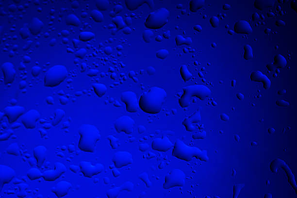 Abstract details of water drops on cap body work