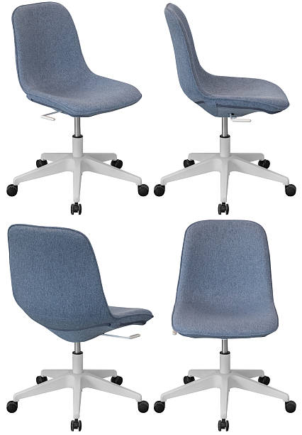Office chair  on white background with clipping path