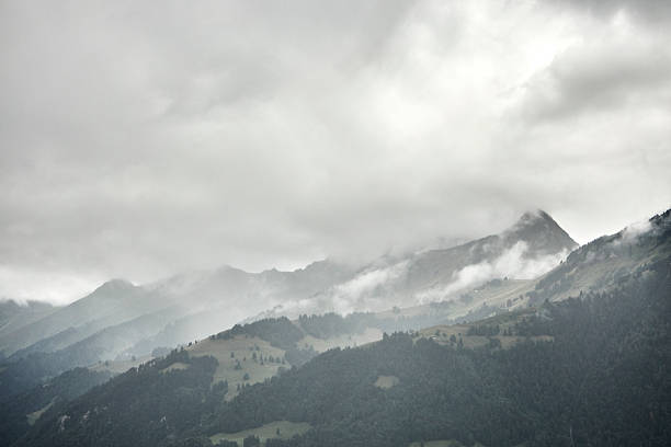 Zermatt, Switzerland - September 9, 2024: The Rothorn in Zermatt as a popular mountain peak of Swiss Alps offering panoramic views of the surrounding peaks including Matterhorn.