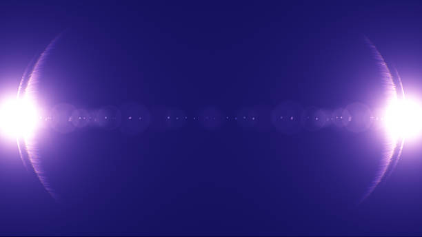 Optical Flare Transition Overlay in Black Background. Animation of Fast Bright Light. Flares Film Transitions Set. 4K photo