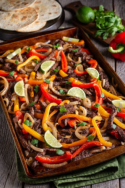 Sheet Pan Steak Fajitas