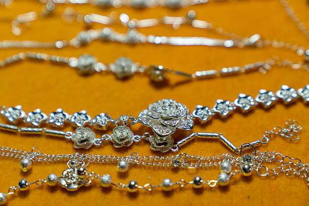 Miao silverware,Traditional Miao silver crafts,China,Asia.