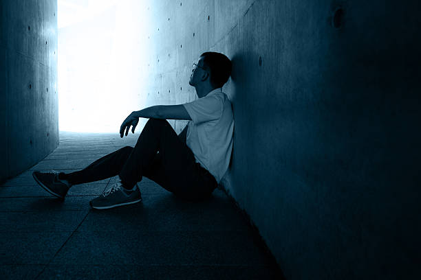 Abstract human shadow