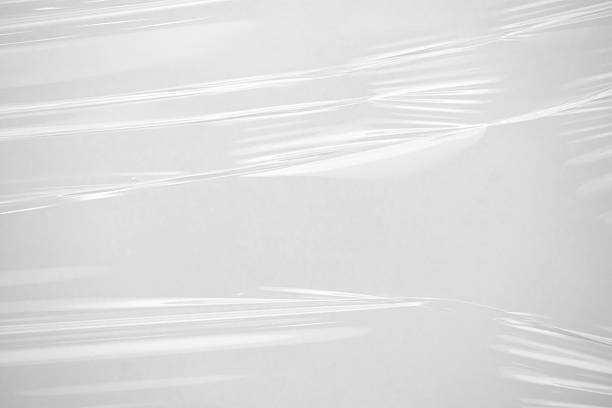 istock Abstract white plastic film wrap texture background 2257297338