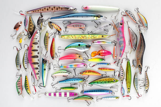 Group photo of lures used for sea fishing