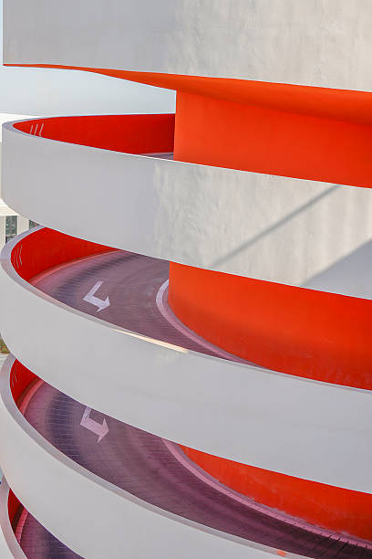 Cylindrical building parking garage