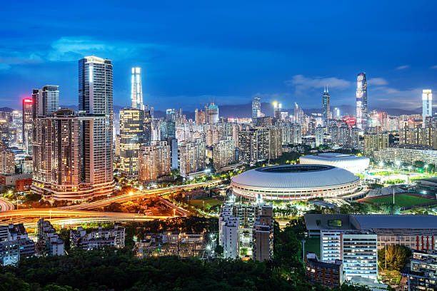 istock China's Shenzhen city in the night 2257353336
