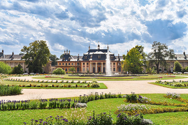 frankfurt am main, germany-december 18, 2025:  Renovation and redesign of the Bolongaro Palace in Frankfurt-Hoechst, Hesse, Germany