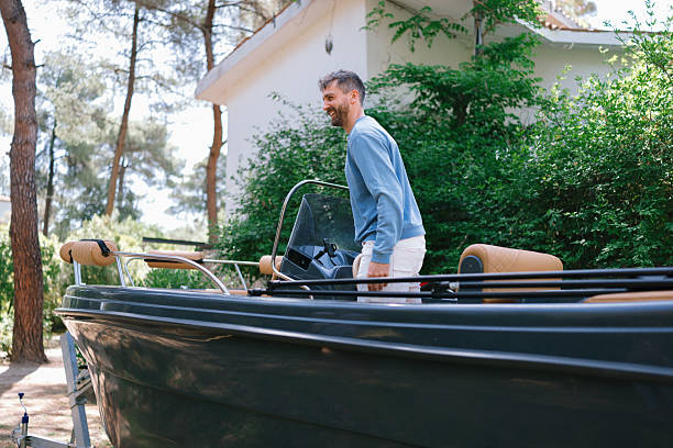 Preparing private boat for Mediterranean adventure