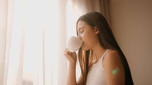 istock Starting the morning with a cup of tea 2257399466